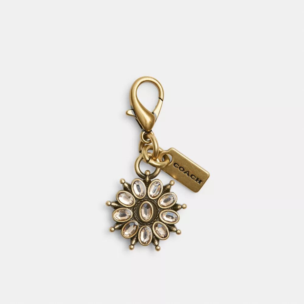 Diy Crystal Flower Charm