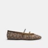 Double Buckle Mary Jane in Signature Jacquard