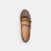 Double Buckle Mary Jane in Signature Jacquard