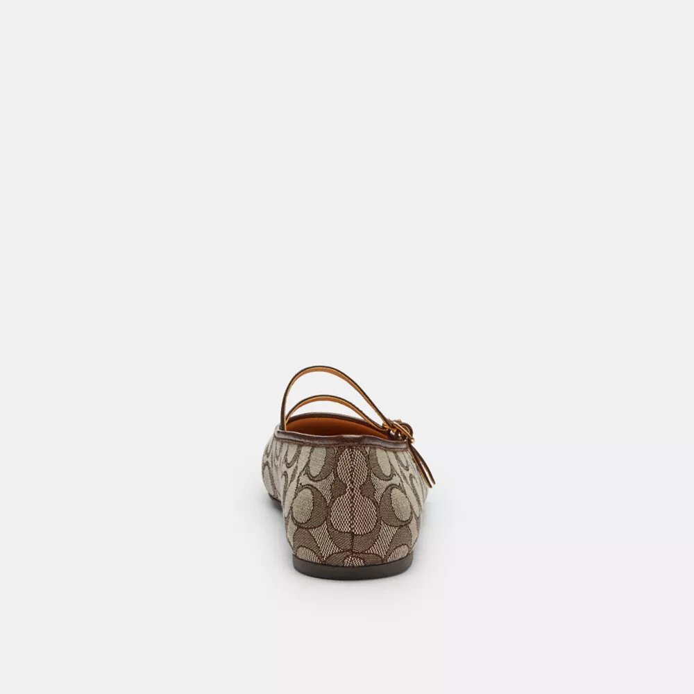 Double Buckle Mary Jane in Signature Jacquard