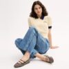 Double Buckle Mary Jane in Signature Jacquard