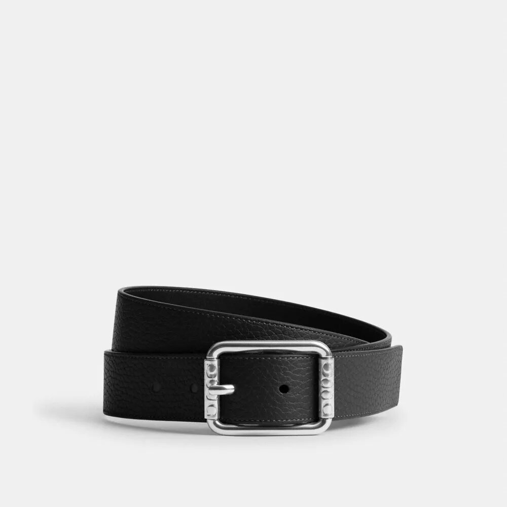 Double Roller Buckle Belt, 35 Mm