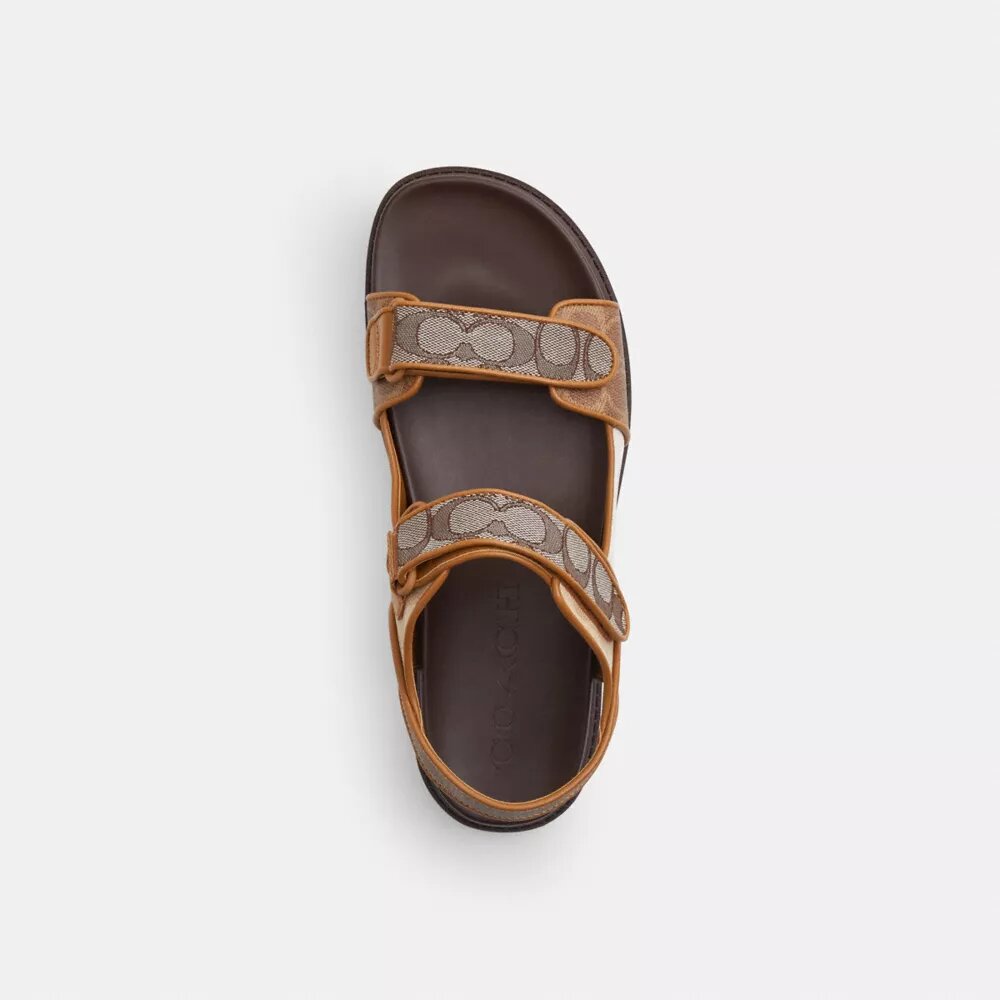 Double Strap Sandal in Signature