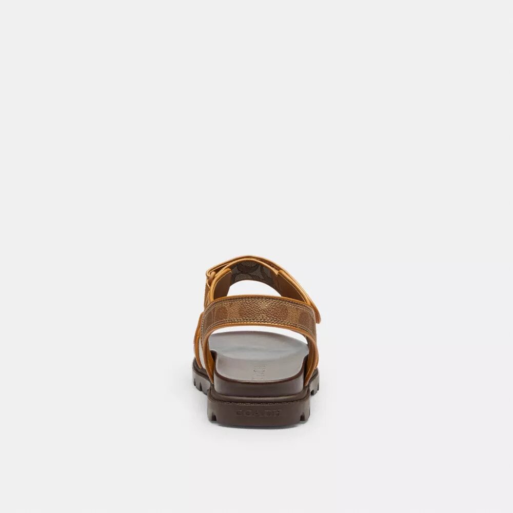 Double Strap Sandal in Signature