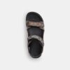 Double Strap Sandal in Signature Jacquard