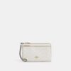 Double Zip Wallet in Signature Canvas