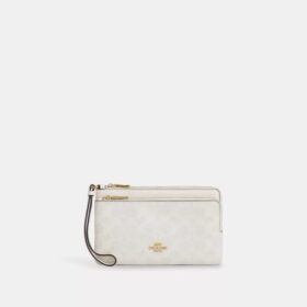 Double Zip Wallet in Signature Canvas