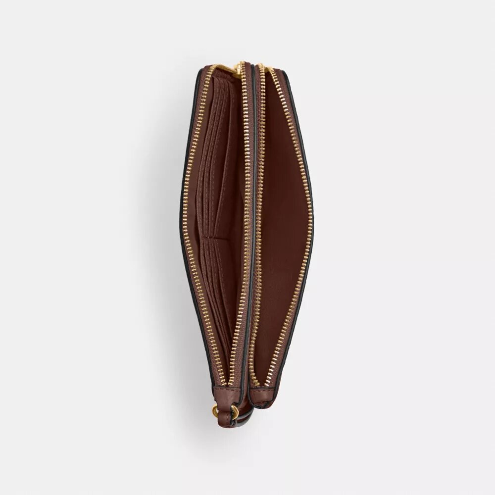 Double Zip Wallet in Signature Canvas