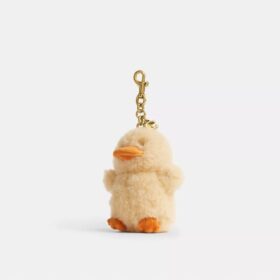 Ducky Bag Charm in Shearling