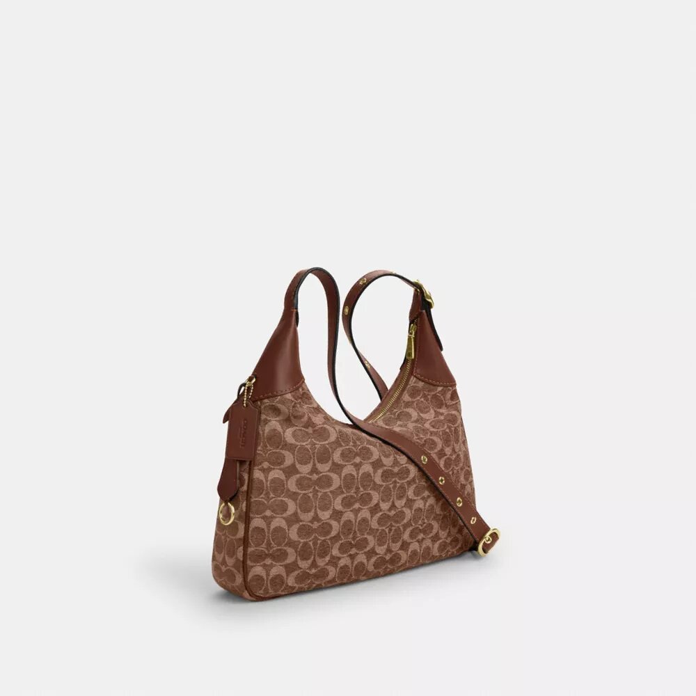 Ella Shoulder Bag in Signature Chenille
