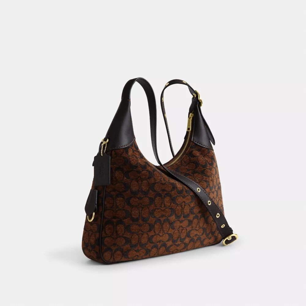 Ella Shoulder Bag in Signature Chenille
