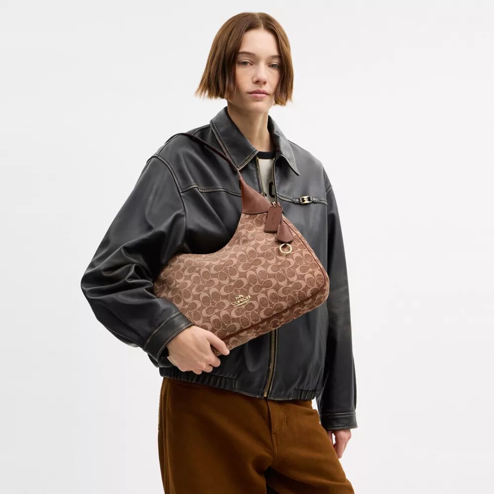 Ella Shoulder Bag in Signature Chenille