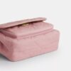 Elodie Crossbody Bag 18 in Loved Denim with Quilting