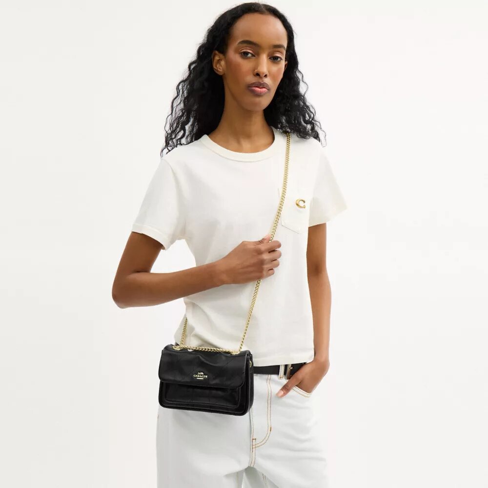 Elodie Crossbody Bag 18 with Quilting