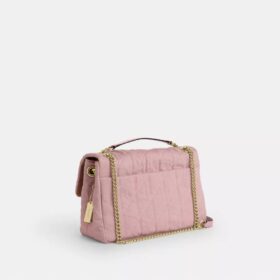 Elodie Crossbody Bag in Loved Denim with Quilting