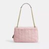 Elodie Crossbody Bag in Loved Denim with Quilting