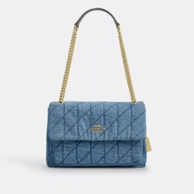 Elodie Crossbody Bag in Regenerative Cotton with Quilting