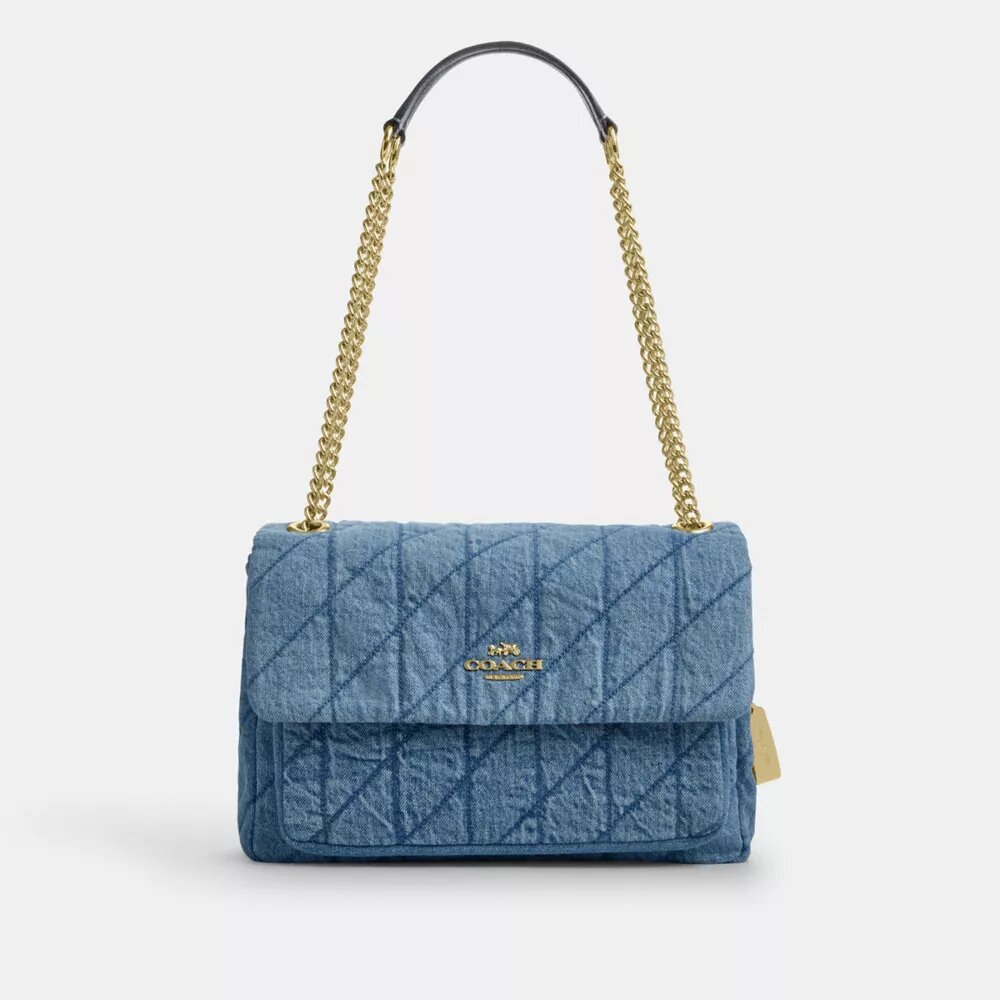 Elodie Crossbody Bag in Regenerative Cotton with Quilting