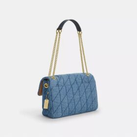 Elodie Crossbody Bag in Regenerative Cotton with Quilting