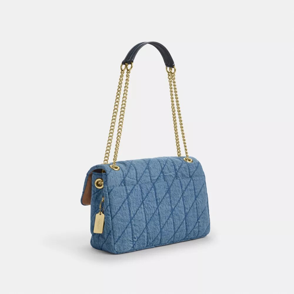 Elodie Crossbody Bag in Regenerative Cotton with Quilting