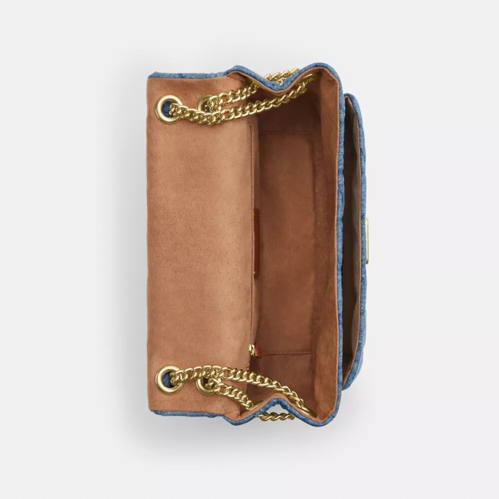 Elodie Crossbody Bag in Regenerative Cotton with Quilting