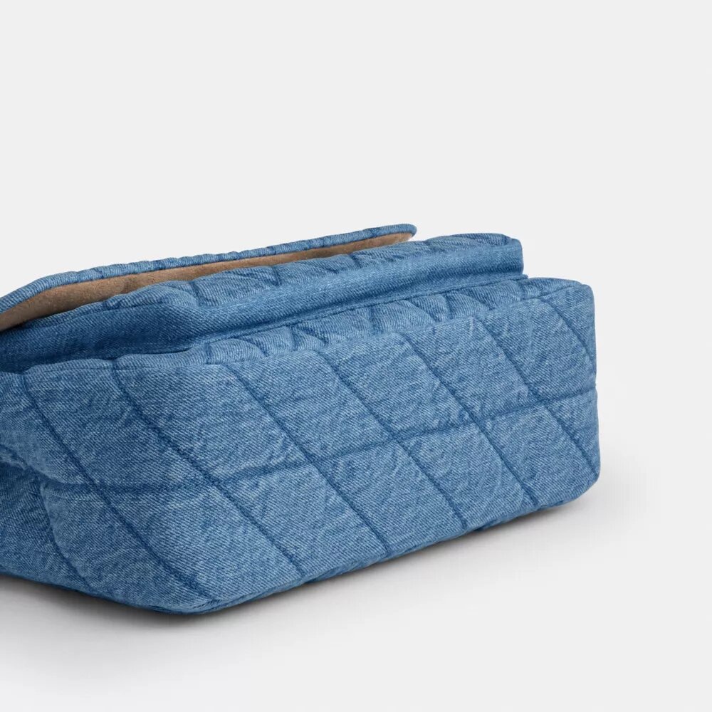 Elodie Crossbody Bag in Regenerative Cotton with Quilting