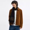 Embroidered Patch Cashmere Muffler
