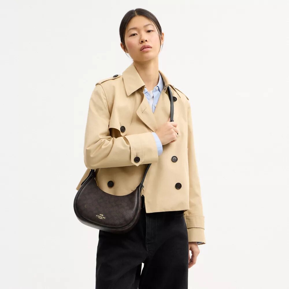 Emily Shoulder Bag in Signature Canvas