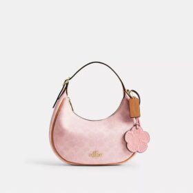 Emily Shoulder Bag in Signature Canvas with Charms