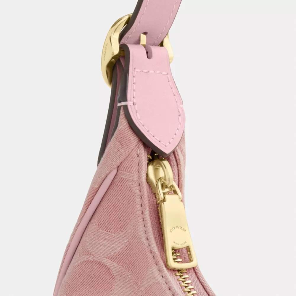 Emily Shoulder Bag in Signature Denim