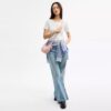 Emily Shoulder Bag in Signature Denim