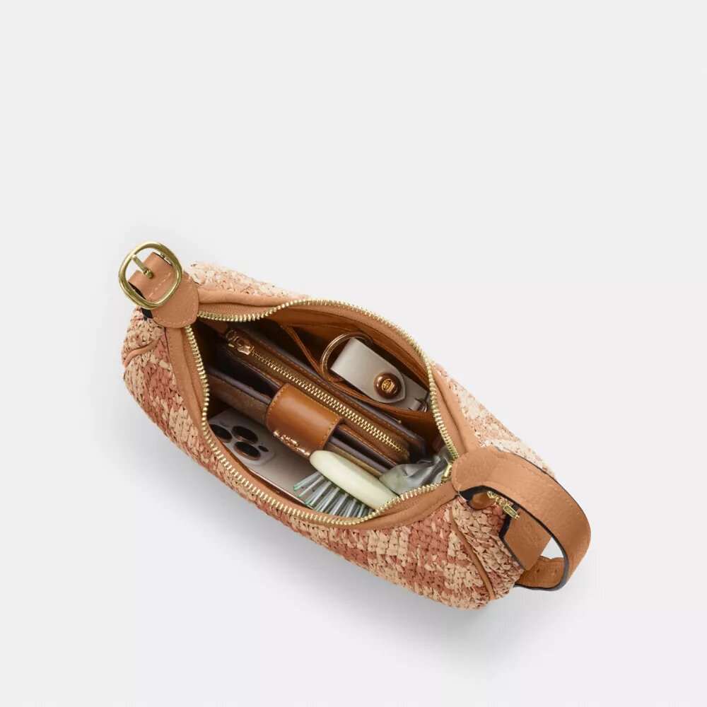 Emily Shoulder Bag with Gingham Print