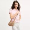 Emily Shoulder Bag with Gingham Print