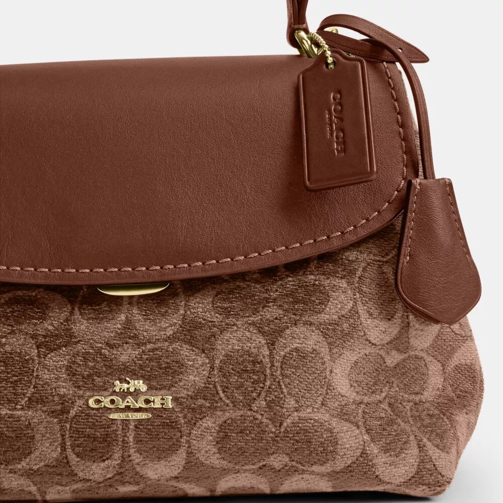 Emory Top Handle Bag in Signature Chenille