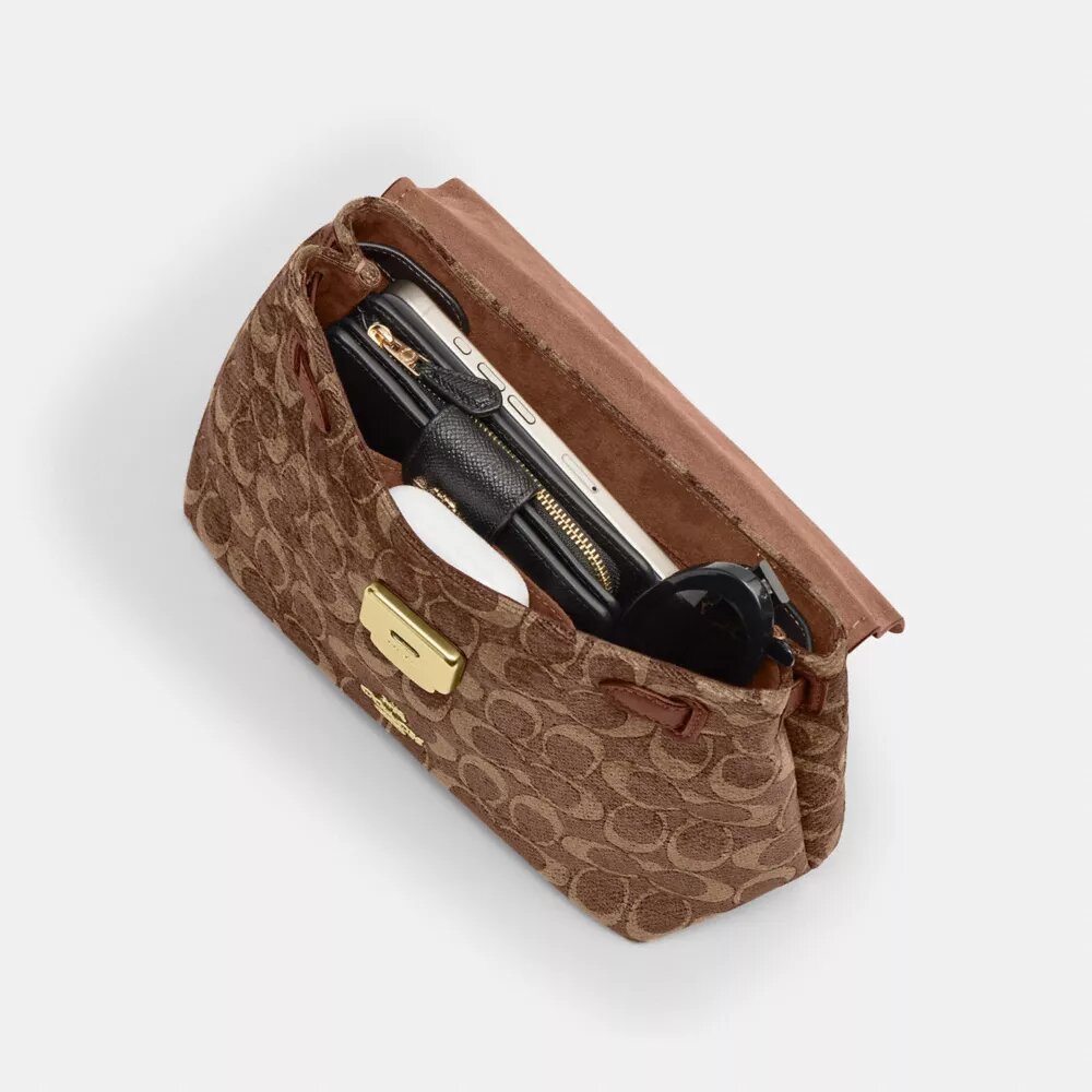 Emory Top Handle Bag in Signature Chenille