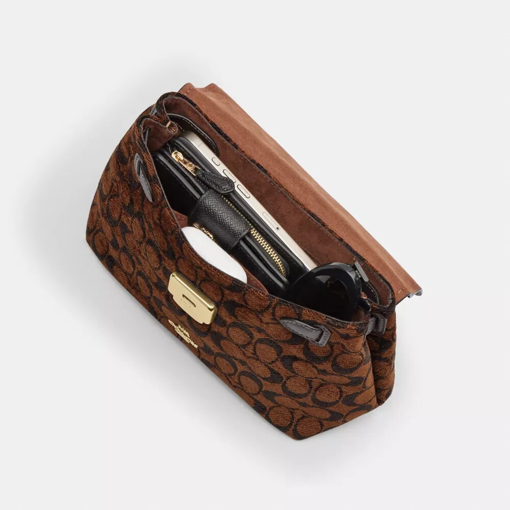 Emory Top Handle Bag in Signature Chenille