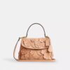 Emory Top Handle Bag with Floral Applique