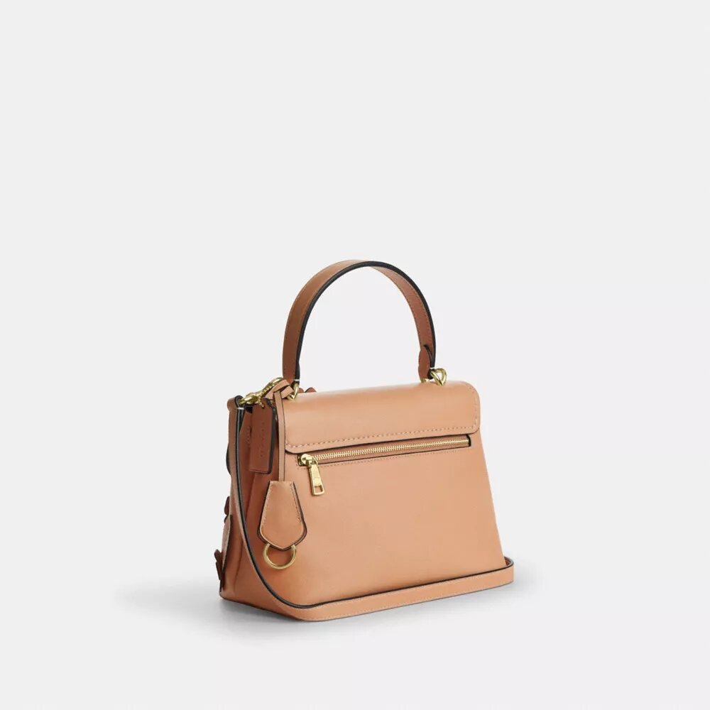 Emory Top Handle Bag with Floral Applique