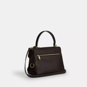 Emory Top Handle Bag with Floral Applique