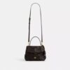 Emory Top Handle Bag with Floral Applique