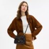 Emory Top Handle Bag with Floral Applique