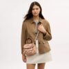 Emory Top Handle Bag with Floral Applique