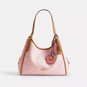 Erin Shoulder Bag in Signature Canvas with Charms