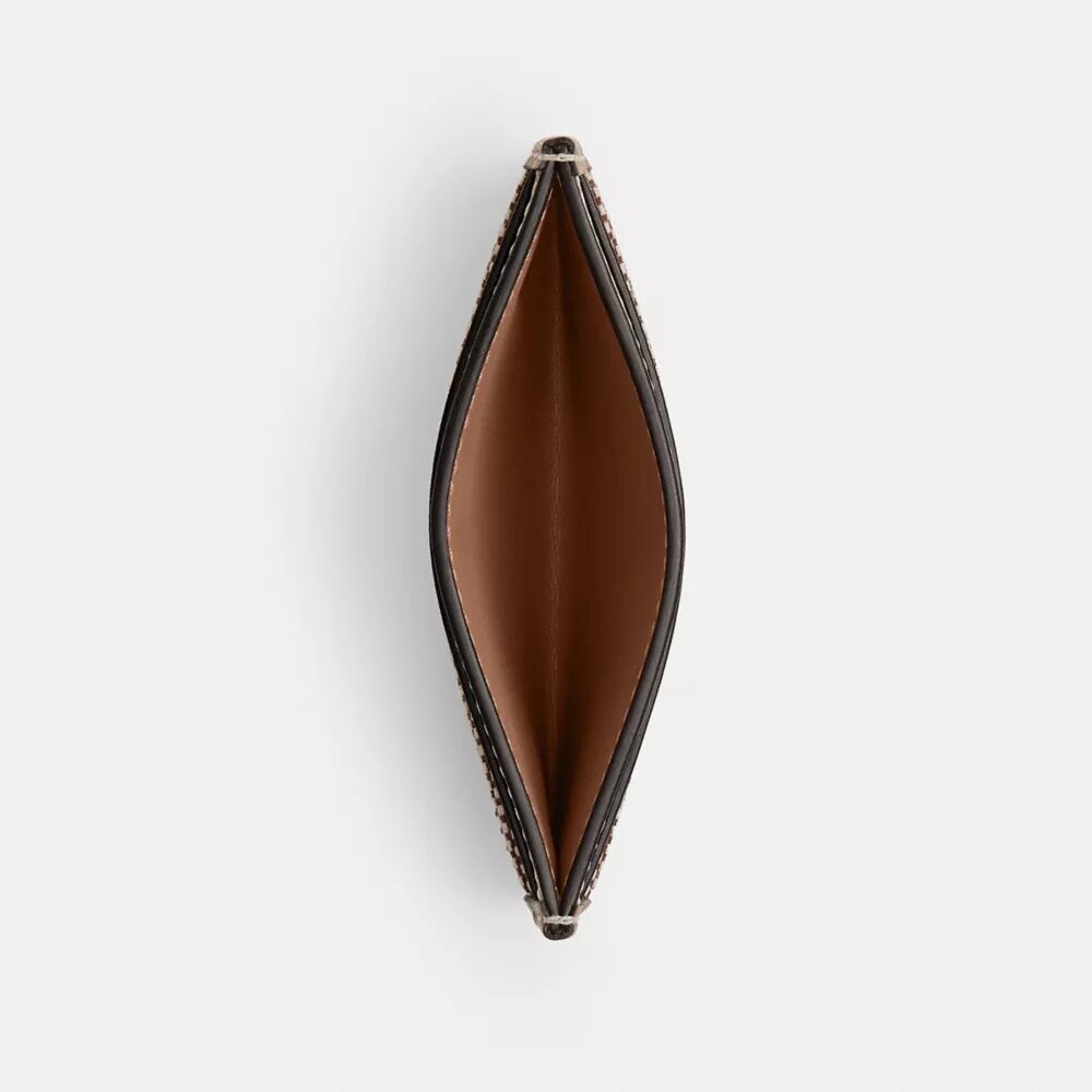 Essential Card Case in Crystal Signature Jacquard