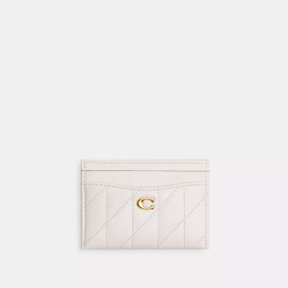 Essential Card Case with Pillow Quilting