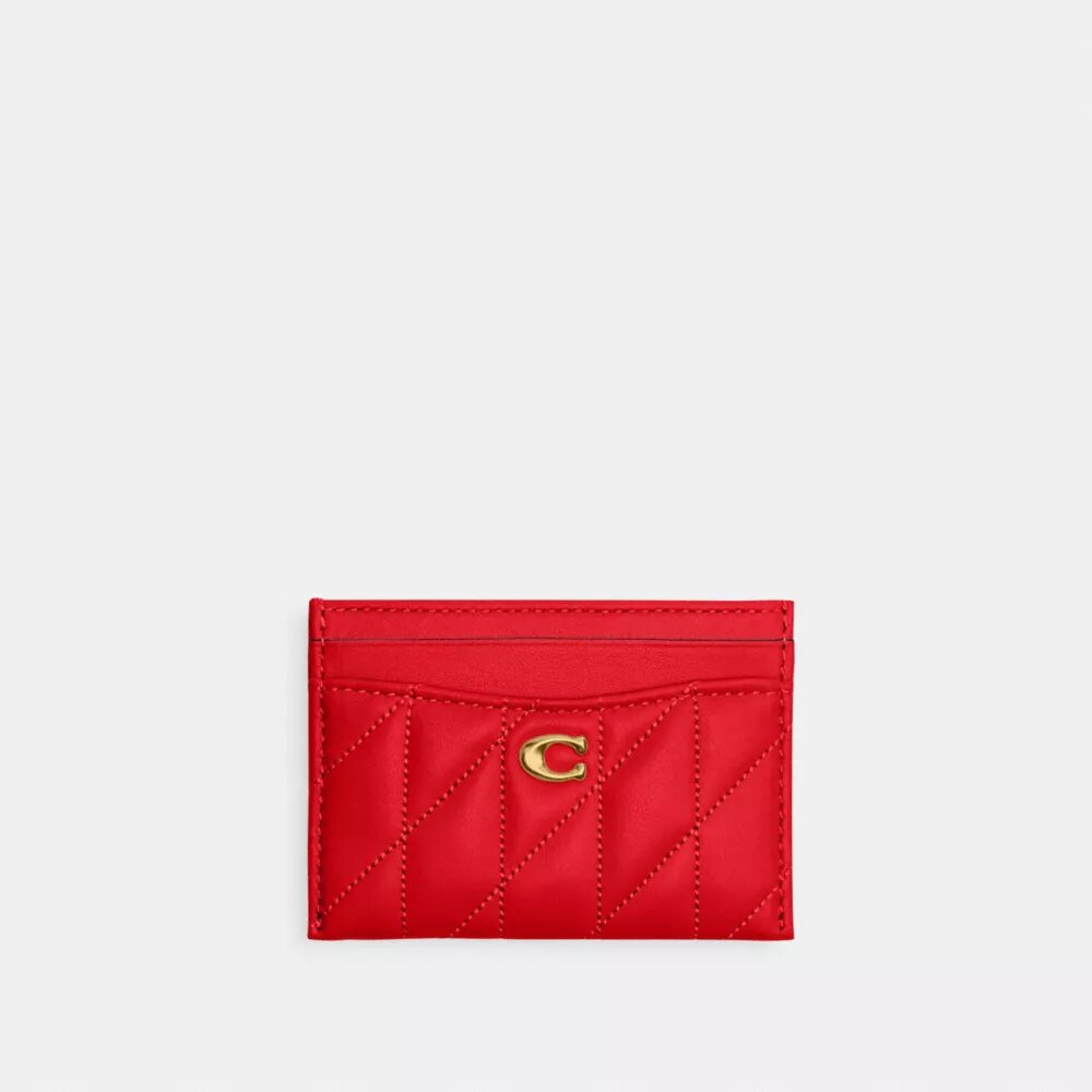 Essential Card Case with Pillow Quilting