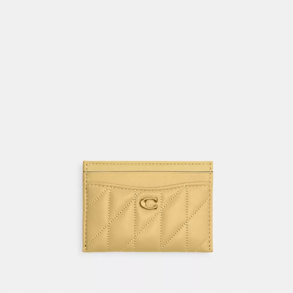 Essential Card Case with Pillow Quilting