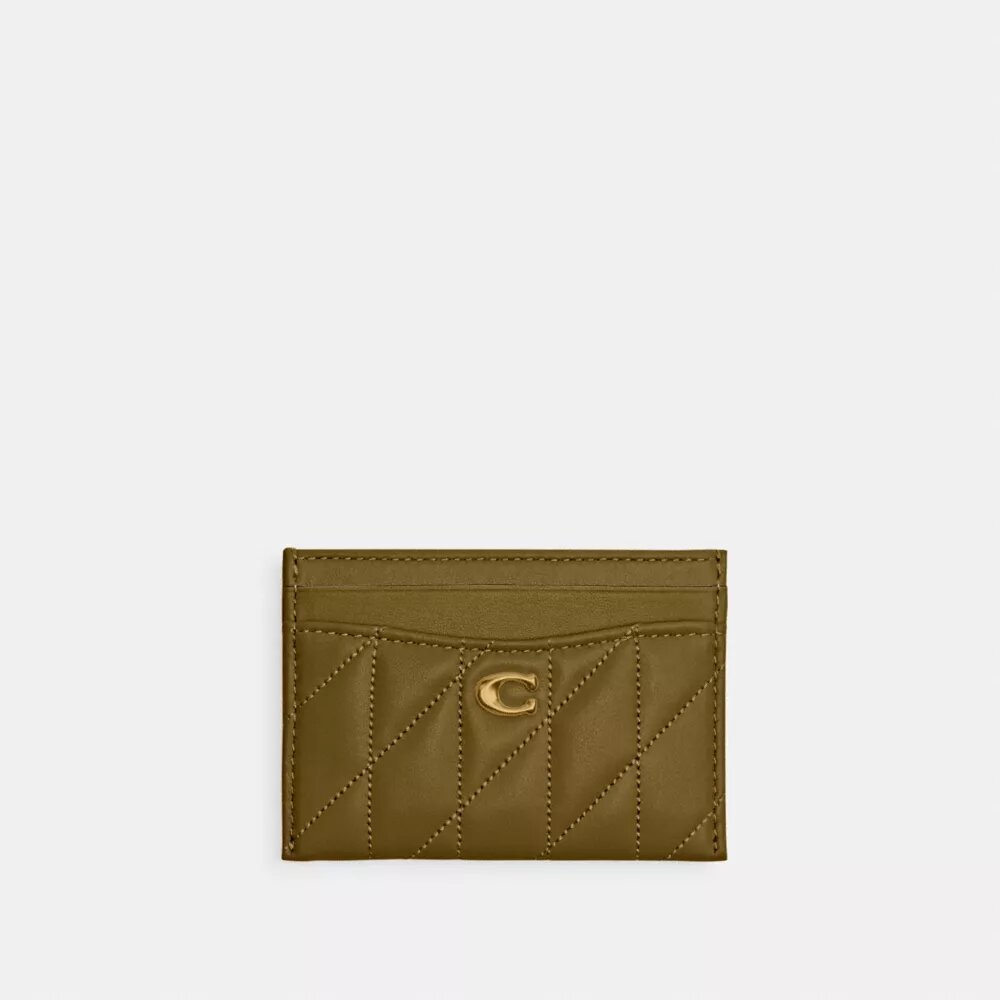 Essential Card Case with Pillow Quilting