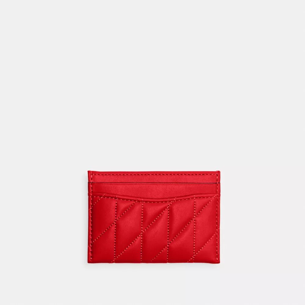 Essential Card Case with Pillow Quilting