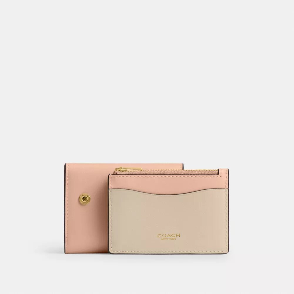 Essential Card Holder Wallet in Colorblock